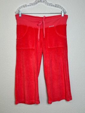 Green Dragon for Boston Proper Terrycloth Drawstring Capri Loungewear Pants